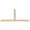 Ekena Millwork Portland Smooth Timber Gable Bracket, Douglas Fir, 84"W x 53"H x 1 1/2"D x 5 1/2"F, 15/12 Pitch GBW084X53X0206POR00SDF - alternate 2